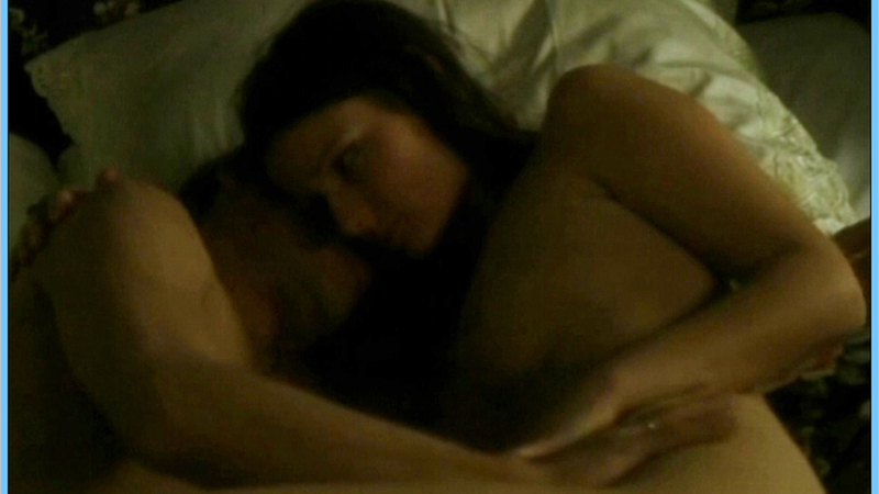 Annett Renneberg Nude in Kolle - Ein Leben für Liebe und Sex. Breasts, couple in bed, dark hair. 601192