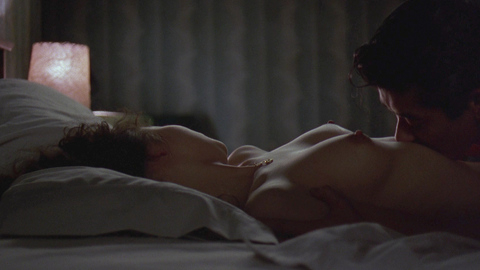 Youki Kudoh Naked in Mystery Train. Breasts, brunette, couple in bed. 686131
