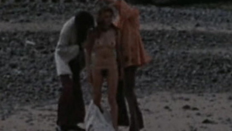 Nudes of Isle from The Shiver of the Vampires. Breasts, Bush, beach, full frontal. 754572