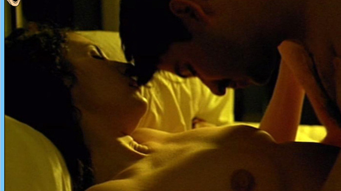 Géraldine Pailhas Nude in La Chambre des officiers. Breasts, black hair, couple. 590698