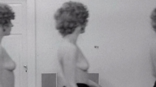 Johanna from Liebe ist kälter als der Tod Naked. Breasts, black and white, black skirt. 569981