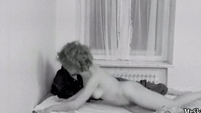 Hanna Schygulla Naked as Johanna. Breasts, Bush, black and white, couple in bed. 569979