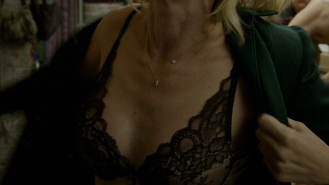 Naomi Watts in Birdman (2014) Underwear Black Lace Bra Blonde 760236