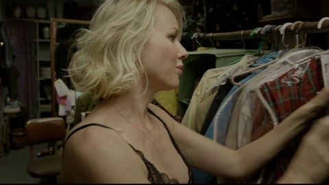 Naomi Watts in Birdman (2014) Underwear Black Lace Bra Blonde 760237