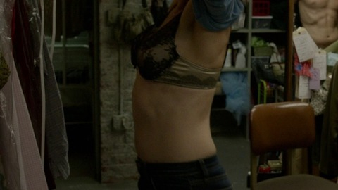 Sexiest Scenes of Lesley from Birdman. Underwear, black lace bra, blonde. 760241