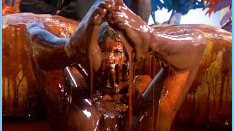 Carole Laure Naked as Miss Monde 1984 / Miss Canada. Butt, Bush, brunette, covered in chocolate. 570123