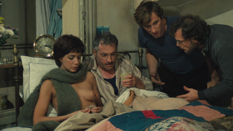 Carole Laure Nude in Get Out Your Handkerchiefs. Breasts, brunette, couple in bed. 570142