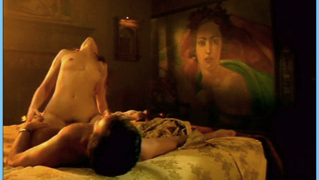 Helma from The Hunger Naked. Breasts, Bush, couple in bed, hairy bush. 655049