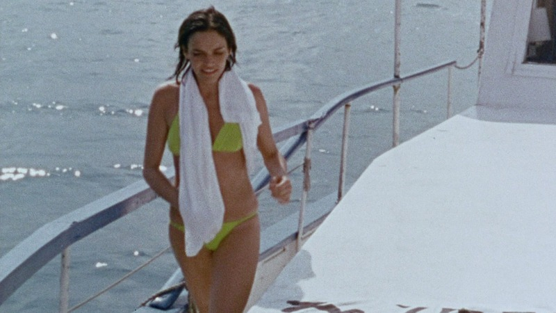 Shock Waves's Sexiest Scenes with Brooke Adams. Bikini, Sexy, SFW, beach towel. 751374