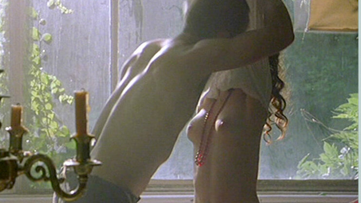 Sarah Wynter Naked as Alma Mahler. Breasts, brunette, man undressing woman. 585795