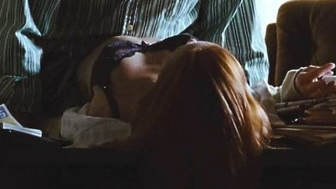 Lindy Booth in Nobel Son (2007) Underwear Cleavage Desk 749374