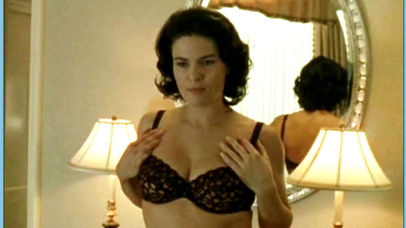 Hottest Barbara Auer Scene in Picknick im Schnee. Underwear, black hair, cleavage. 581732