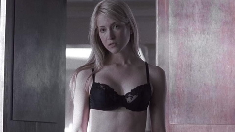 Lori Heuring in True Blue (2001) Underwear Black Bra Black Panties 732844