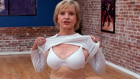 Florence Henderson in Dancing with the Stars (2005-2023) Underwear Blonde Lifting Shirt Up 688901
