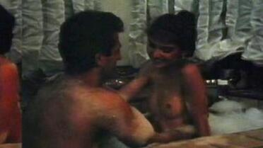 Brinke Stevens Nude as Boss' Girl Friend. Breasts, Butt, bubble bath, collage. 648812