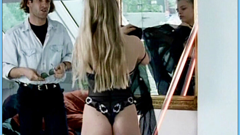 Sexiest Anne-Sophie Briest Scene in Natalie - Endstation Babystrich. Underwear, black thong, blonde. 592903