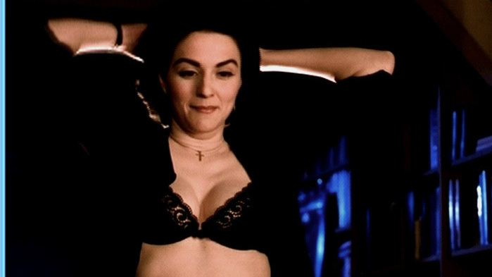 Rossini's Sexiest Scenes with Martina Gedeck. Underwear, SFW, black bra. 565566