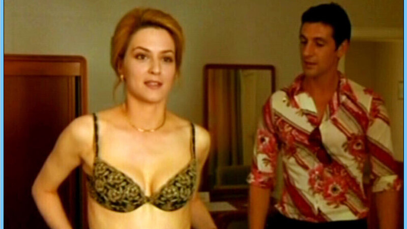 Sexiest Barbara Scenes. Underwear, SFW, black and gold bra. 587662