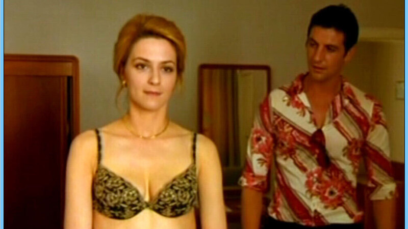 Hottest Barbara Scenes. Underwear, SFW, black and gold bra. 587661