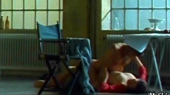 Martina Gedeck Naked in Die Beute. Breasts, black hair, couple. 603145