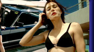 Sexiest Claudia Karvan Scene in Risk. Bikini, SFW, black bikini. 575209