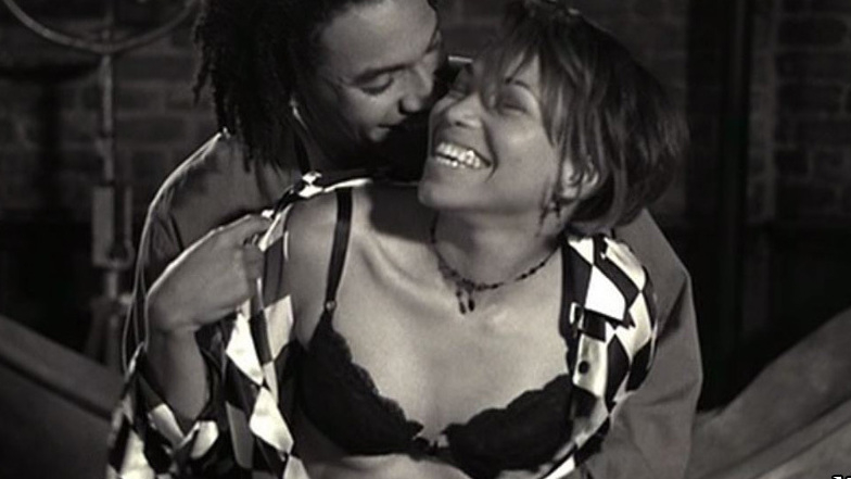 Sprung's Sexiest Scenes with Tisha Campbell. Underwear, Black, black bra. 571638
