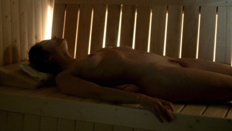 Natalie Yelburton from Fortitude Naked. Breasts, Bush, brunette, full frontal. 761147