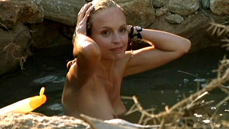 Nina Hoss Nude in Die weisse Massai. Breasts, bathing in stream, grotto. 625816