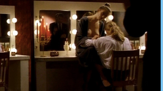Samantha Phillips Naked in Angel 4. Breasts, blonde, changing room. 572593