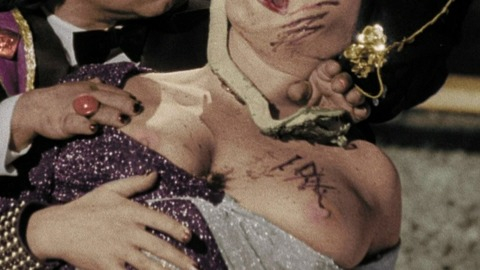 Susan Tyrrell in Forbidden Zone (1980) Breasts Breasts Dark Red Lipstick 780617
