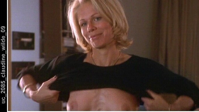 Claudine Wilde Nude as Corinna zur Netten. Breasts, black sweater, blonde. 566636