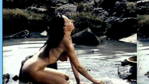 Isela Vega Naked as La India. Breasts, Stream, black hair. 583959