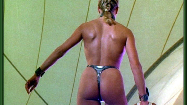 Sexiest Scenes of Julie from Exit to Eden. Thong, Sexy, back exposed, black bracelette. 532733