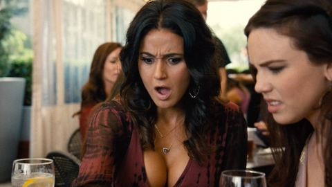 Emmanuelle Chriqui in Entourage (2015) Sexy Black Hair Cleavage 774737