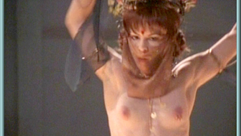 Dancer (archive footage) (uncredited) from Stripteaser II Naked. Breasts, Thong, nude, redhead. 580961