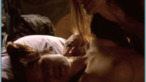 Lisa Boyle in Dreammaster: The Erotic Invader (1996) Breasts Lesbian Breasts Brunette 574289
