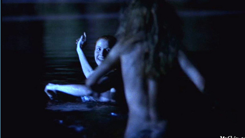 Sylvie Testud Naked in Beyond Silence. Butt, Skinny Dipping, night. 574633