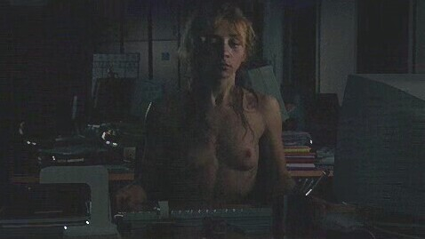 Amélie from Fear and Trembling Naked. Breasts, at computer, blonde. 688019