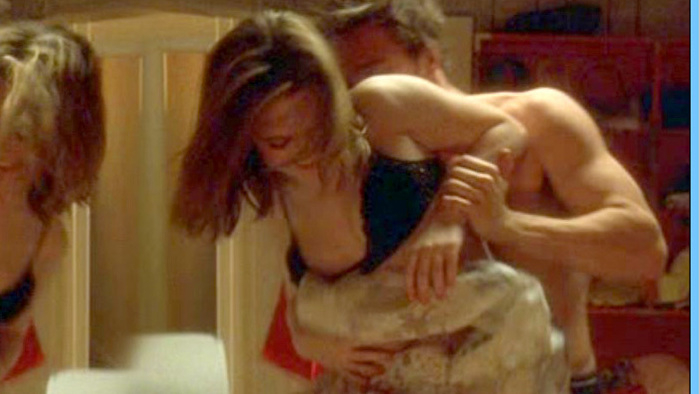 The Simian Line's Sexiest Scenes with Monica Keena. Underwear, SFW, black bra. 594888
