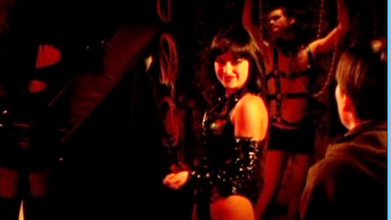 Sexiest Monica Keena Scene in Fifty Pills. Sexy, BDSM, black leather one piece. 640975