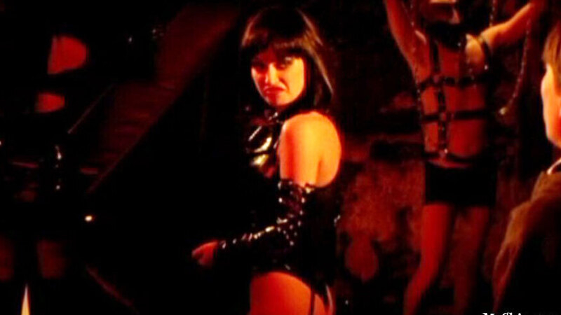 Hottest Monica Keena Scene in Fifty Pills. Sexy, BDSM, black leather one piece. 640976