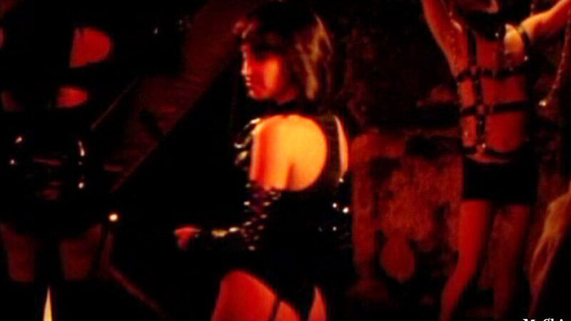 Hottest Petunia Scenes. Sexy, BDSM, black leather one piece. 640977