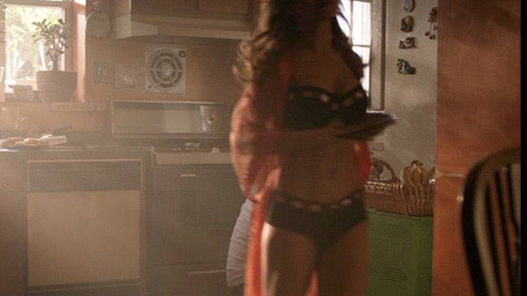 Sexiest Monica Keena Scene in The Narrows. Underwear, black underwear, brunette. 677905