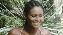 Zeudi Araya Naked in Mr. Robinson. Breasts, Bush, Black, beach. 574915