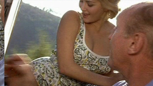 Sexiest Beba Loncar Scene in Le corniaud. Sexy, SFW, blonde. 639805