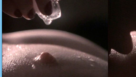 Colleen McDermott Naked in Between the Lies. Breasts, ice in mouth, ice on breast. 605323