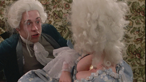 Elizabeth Berridge in Amadeus (1984) Sexy Big Breasts Blue Dress 681844