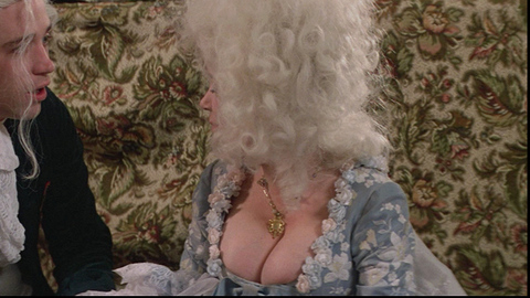 Elizabeth Berridge in Amadeus (1984) Sexy Big Breasts Blue Dress 681846