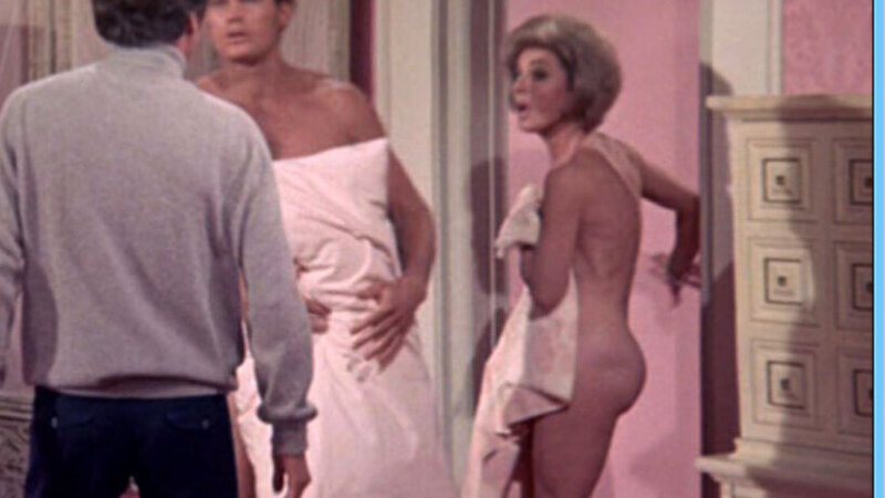 The Gay Deceivers's Sexiest Scenes with Jeanne Baird. Sexy, covering breasts with sheet, sidebutt. 563964