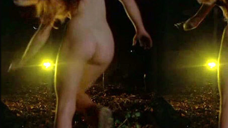 Dominique Journet Nude in The Night of the Hunted. Butt, brunette, collage. 668650